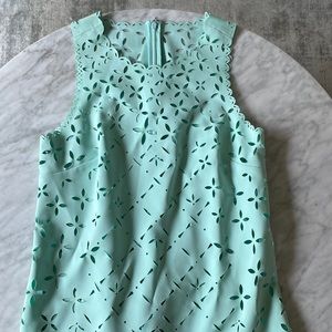 J Crew Laser Cut shift dress